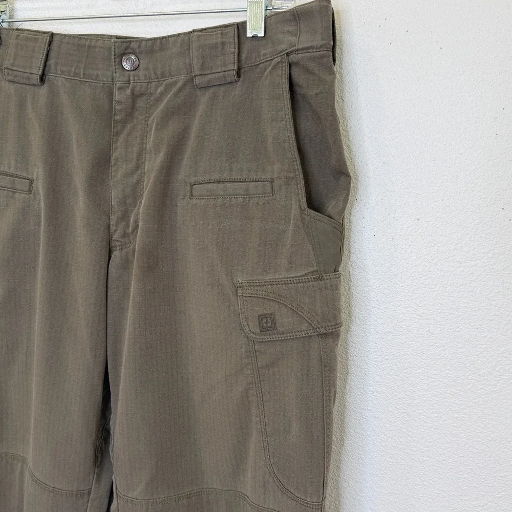 5.11 Tactical Series Cargo Pants Mens‎ Size 32x32 Army Green Ripstop Double Knee
